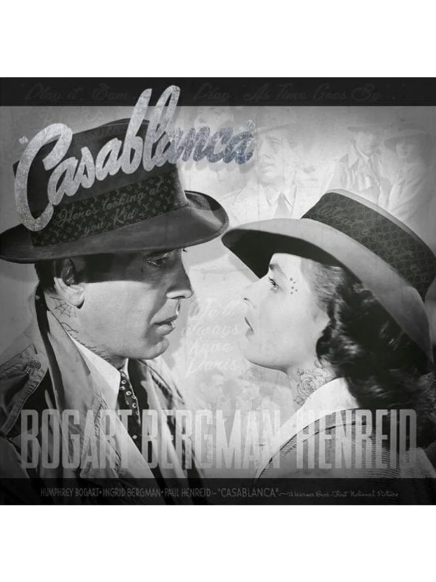 Casablanca (Blk/Wht - Hand Embellished Platinum Metallic Special Editions)