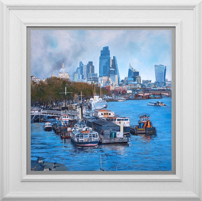 Temple Pier & The City Of London