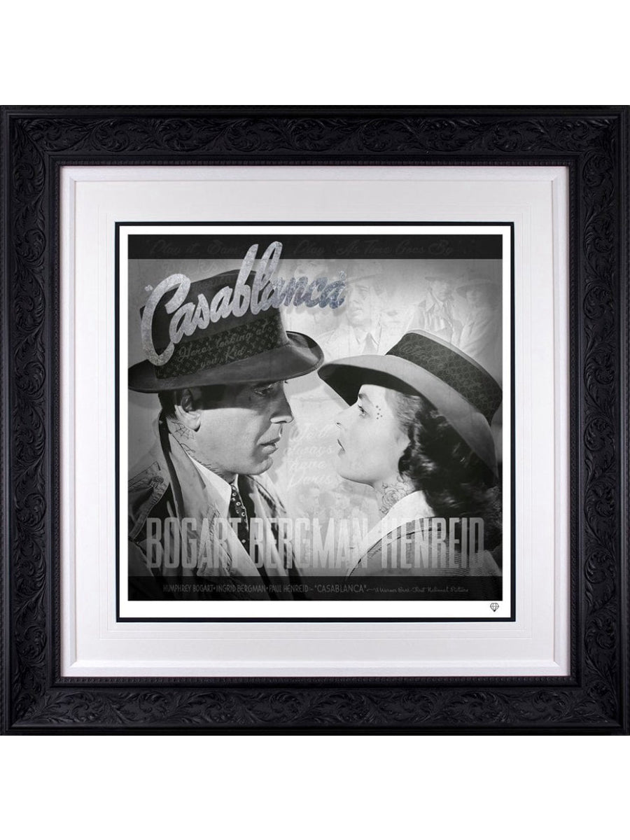 Casablanca (Blk/Wht - Hand Embellished Platinum Metallic Special Editions)