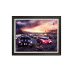 Petrolheads II (Hand Embellished Canvas)