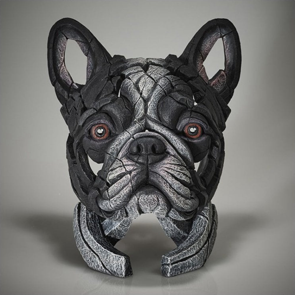 French Bulldog Bust (Pied)