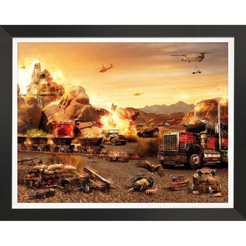 'Cash My Gold SUKKA' The A-Team - (Premium Canvas Edition)