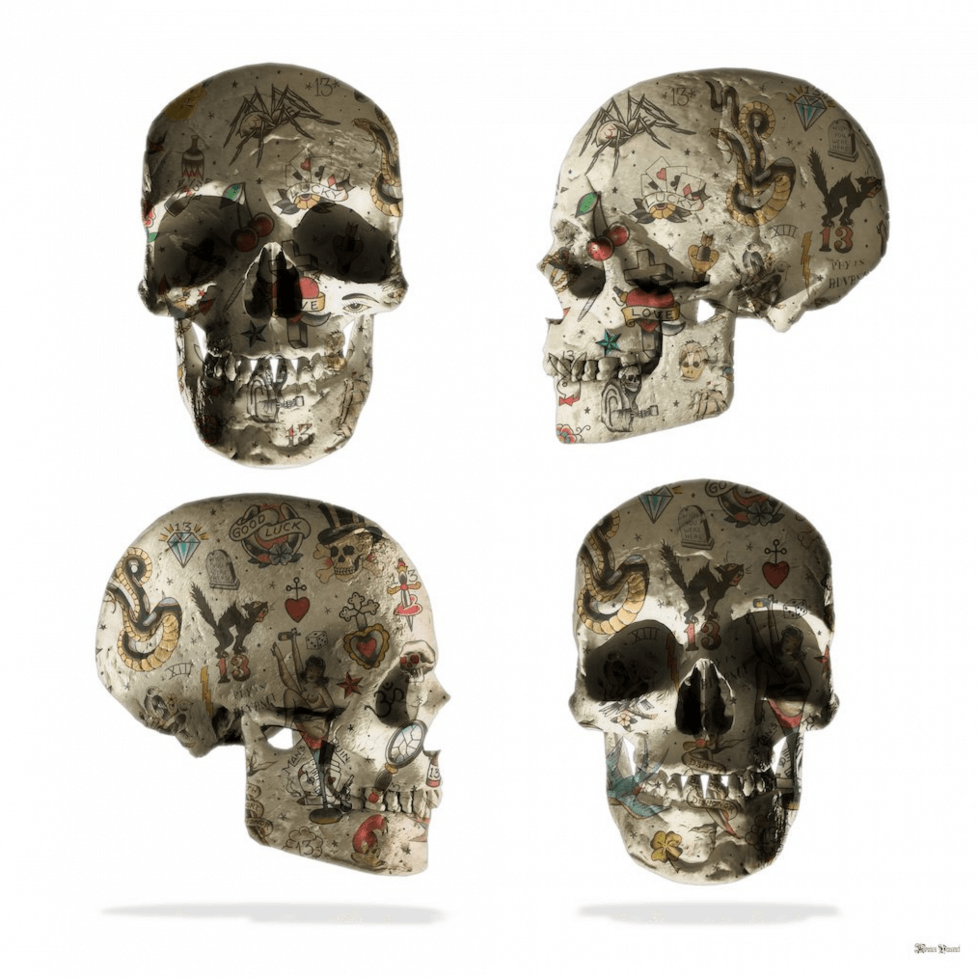Four Skulls