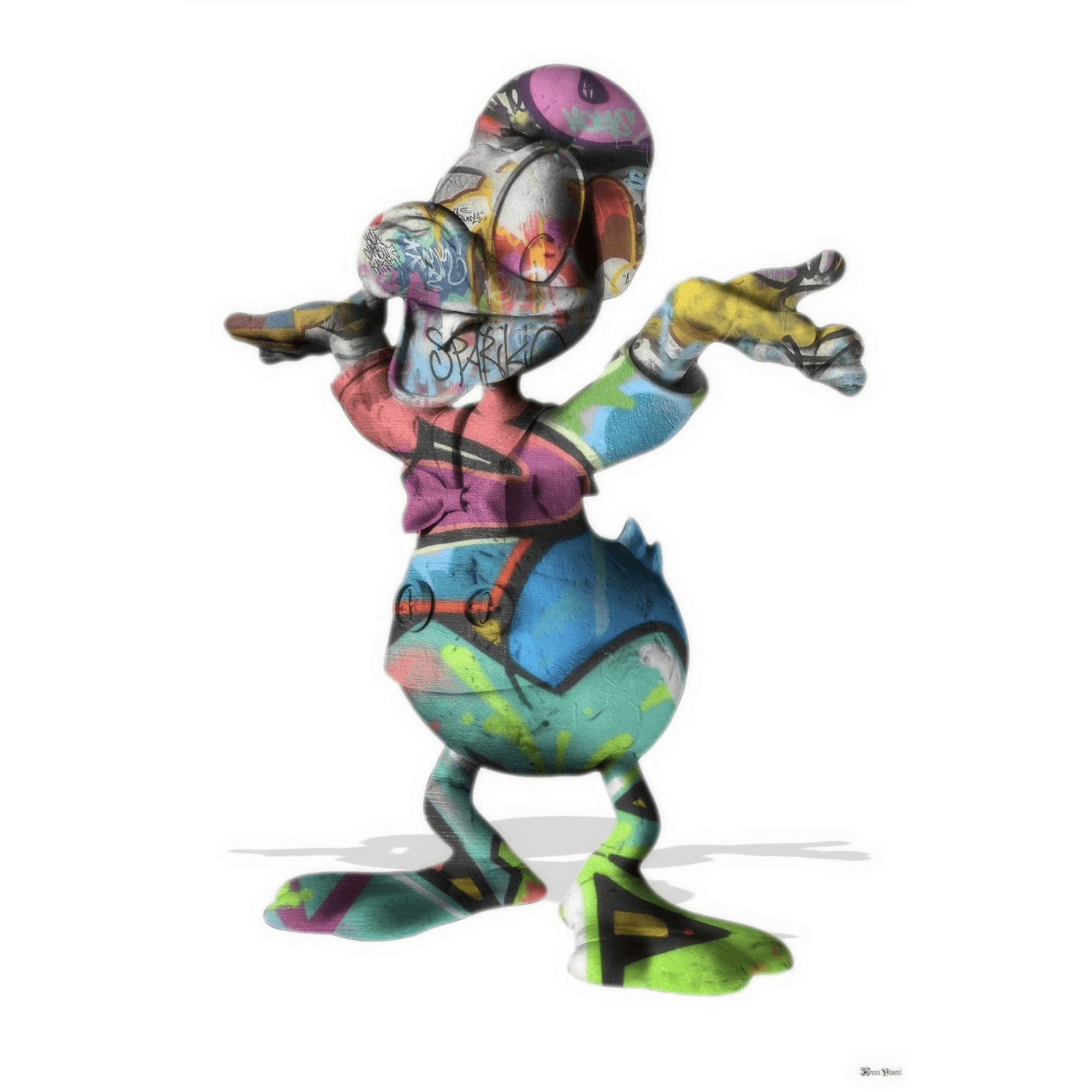 Donald Small Grey Background