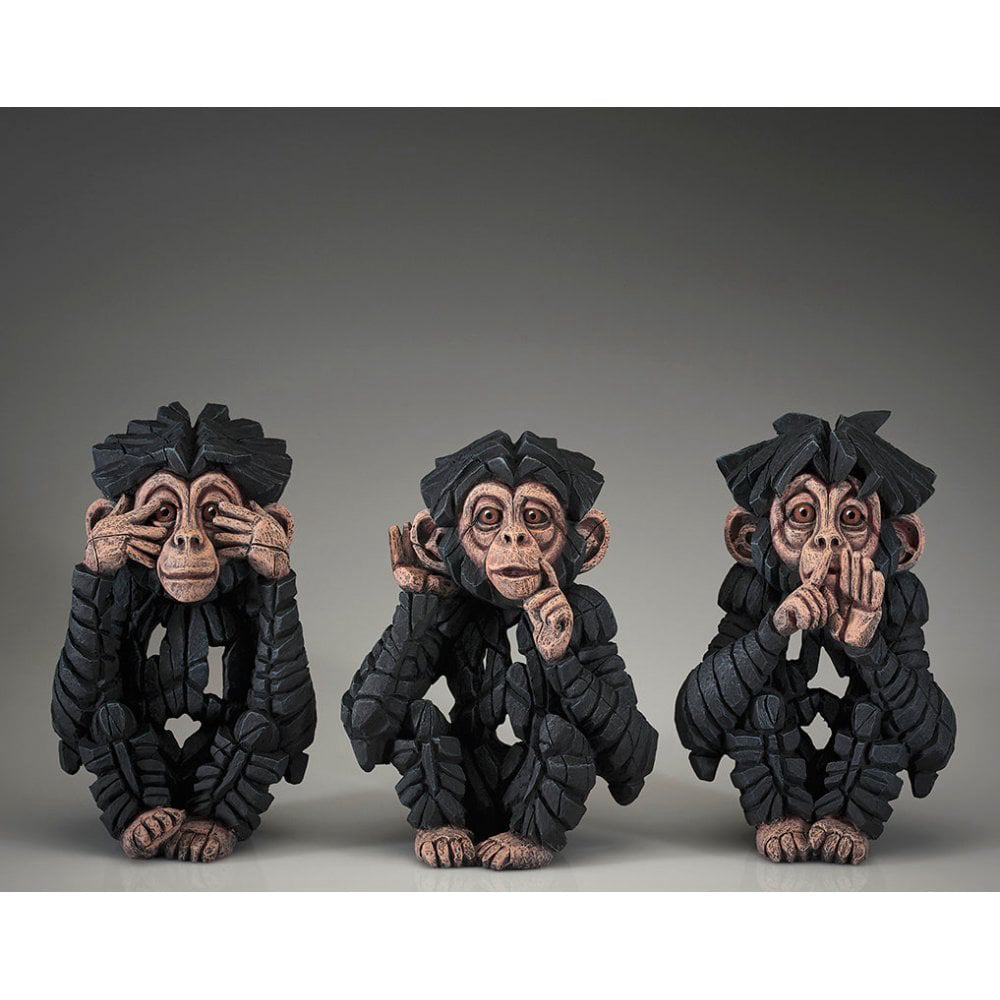 Baby Chimpanzee Set - 'Three Wise Chimpanzees'