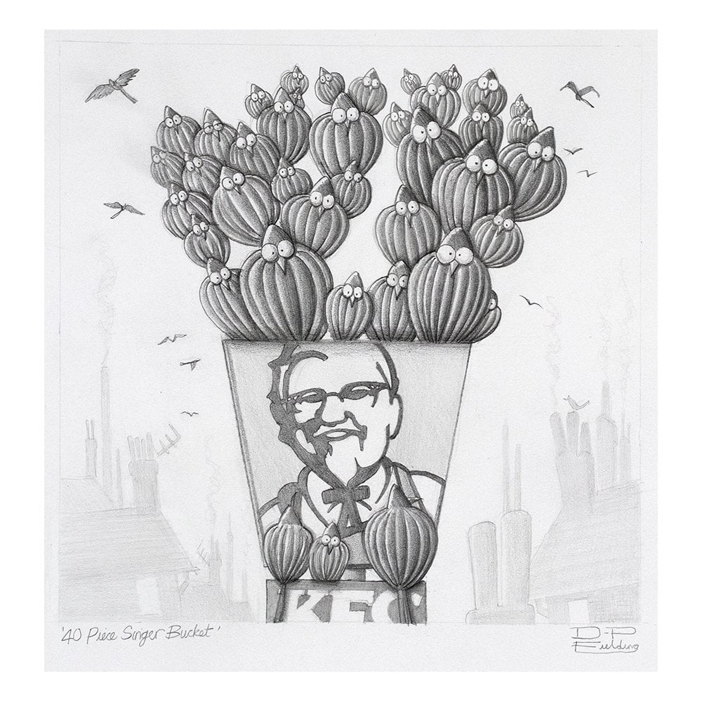 40 Piece Singer Bucket (Sketch)