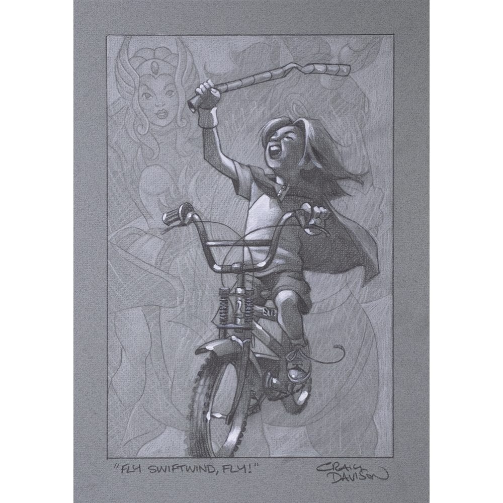 Fly Swift Wind, Fly (Original Sketch & Edition)