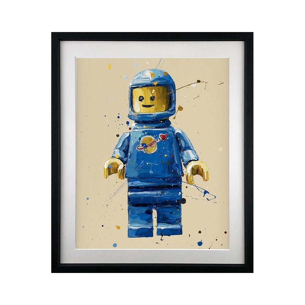 Blue Lego Spaceman