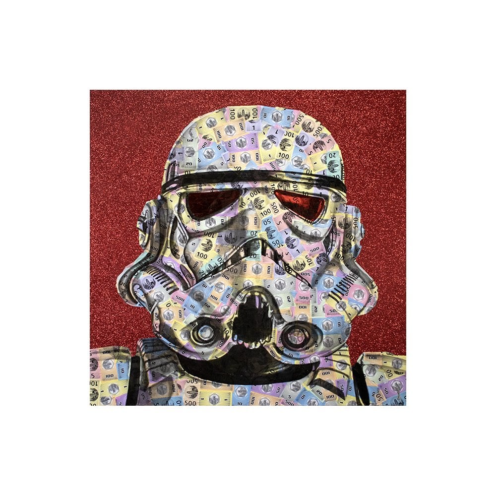 In A Capatalist Galaxy, Far Far Away (Storm Trooper Portrait)