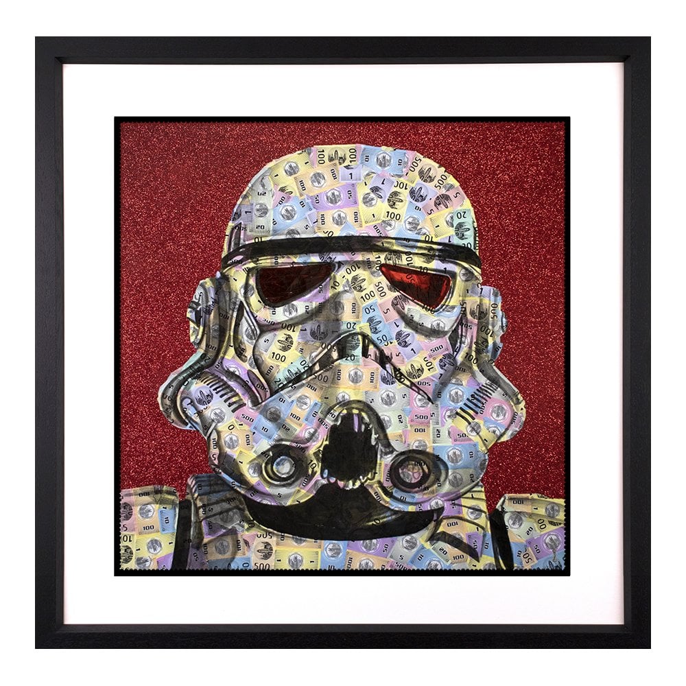 In A Capatalist Galaxy, Far Far Away (Storm Trooper Portrait)