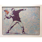 Banksy Flower Thrower (Original)