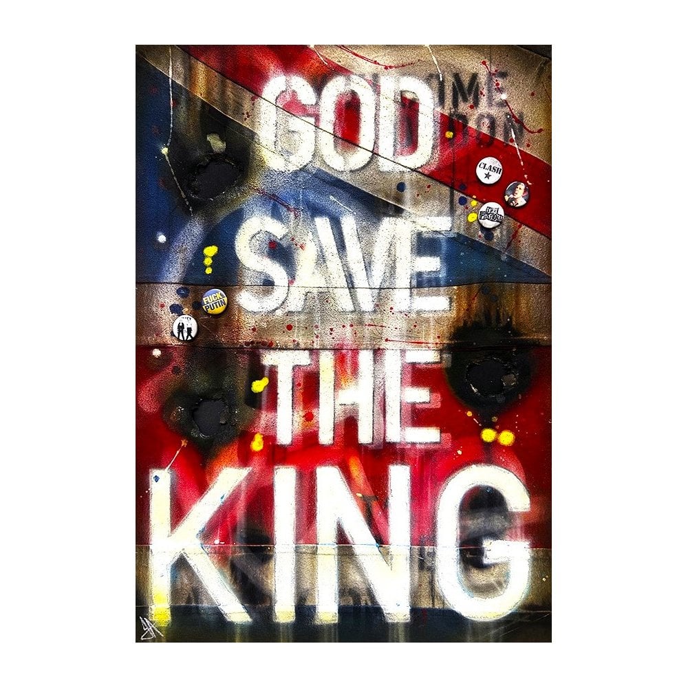 "God Save The King - Flag" (Original)