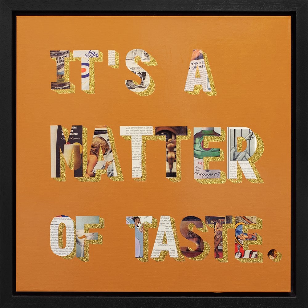 It's A Matter Of Taste