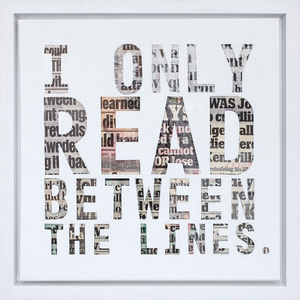 I Only Read Between The Lines
