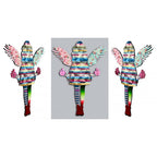 Angel Cake - Floral Striped