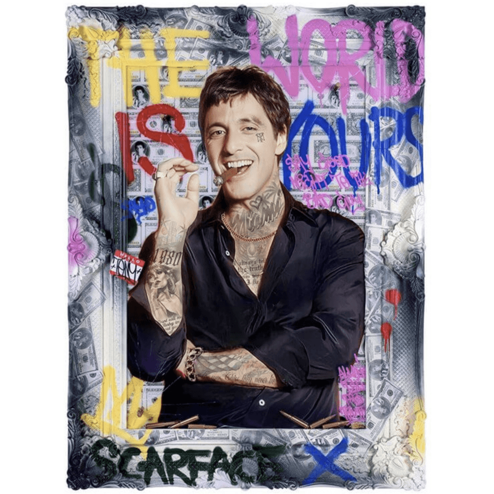 The World Is Yours - Scarface (Blue)