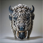 North American Buffalo / Bison Bust  - 'Spirit Buffalo' - White
