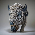 North American Buffalo / Bison Bust  - 'Spirit Buffalo' - White