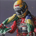 Senna Flag 25th Anniversary - The Wall Of Champions Series