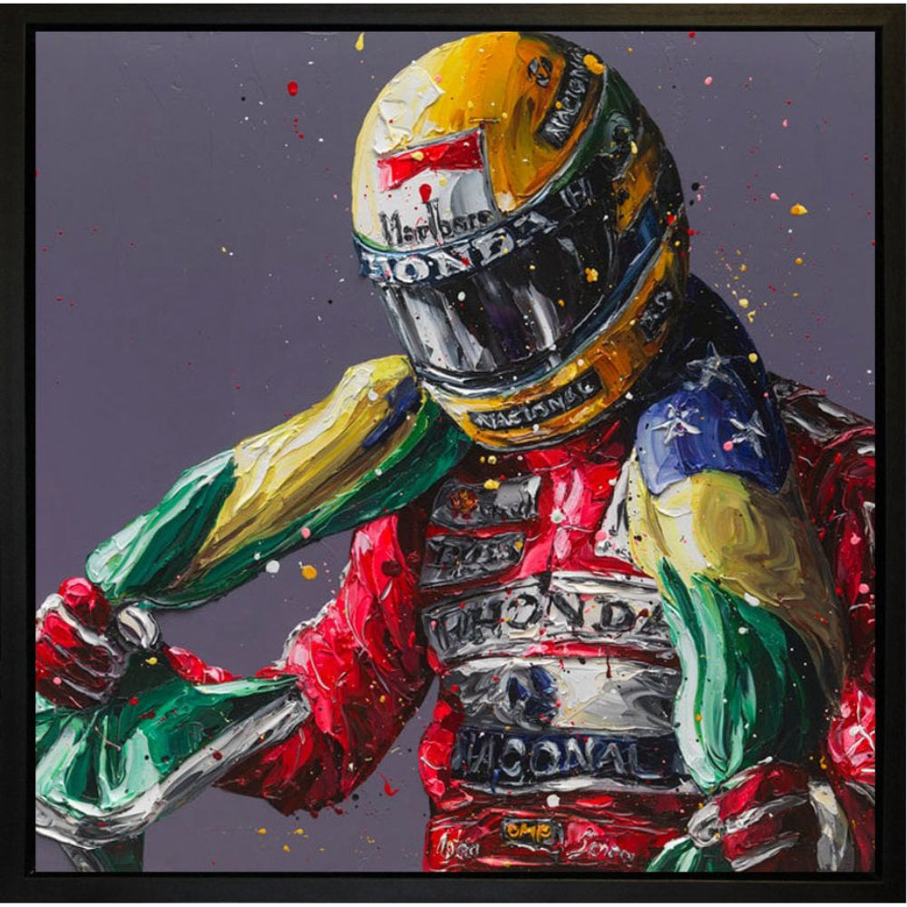 Senna Flag 25th Anniversary - The Wall Of Champions Series