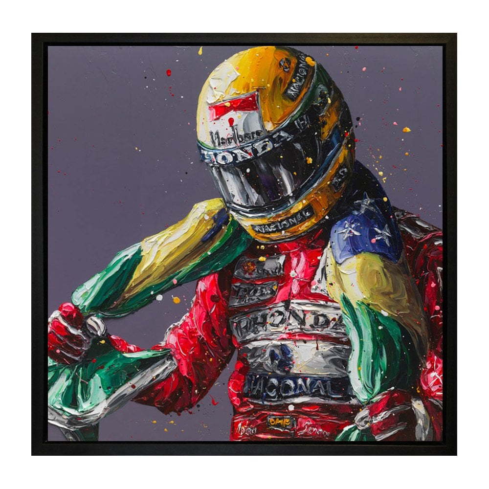 Senna Flag 25th Anniversary - The Wall Of Champions Series
