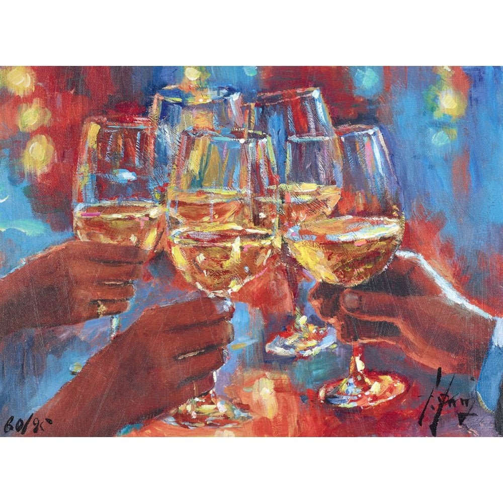 White and Blue Lights (White Wine)