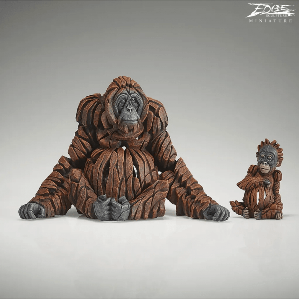 Orangutan with Baby (Two Miniatures)