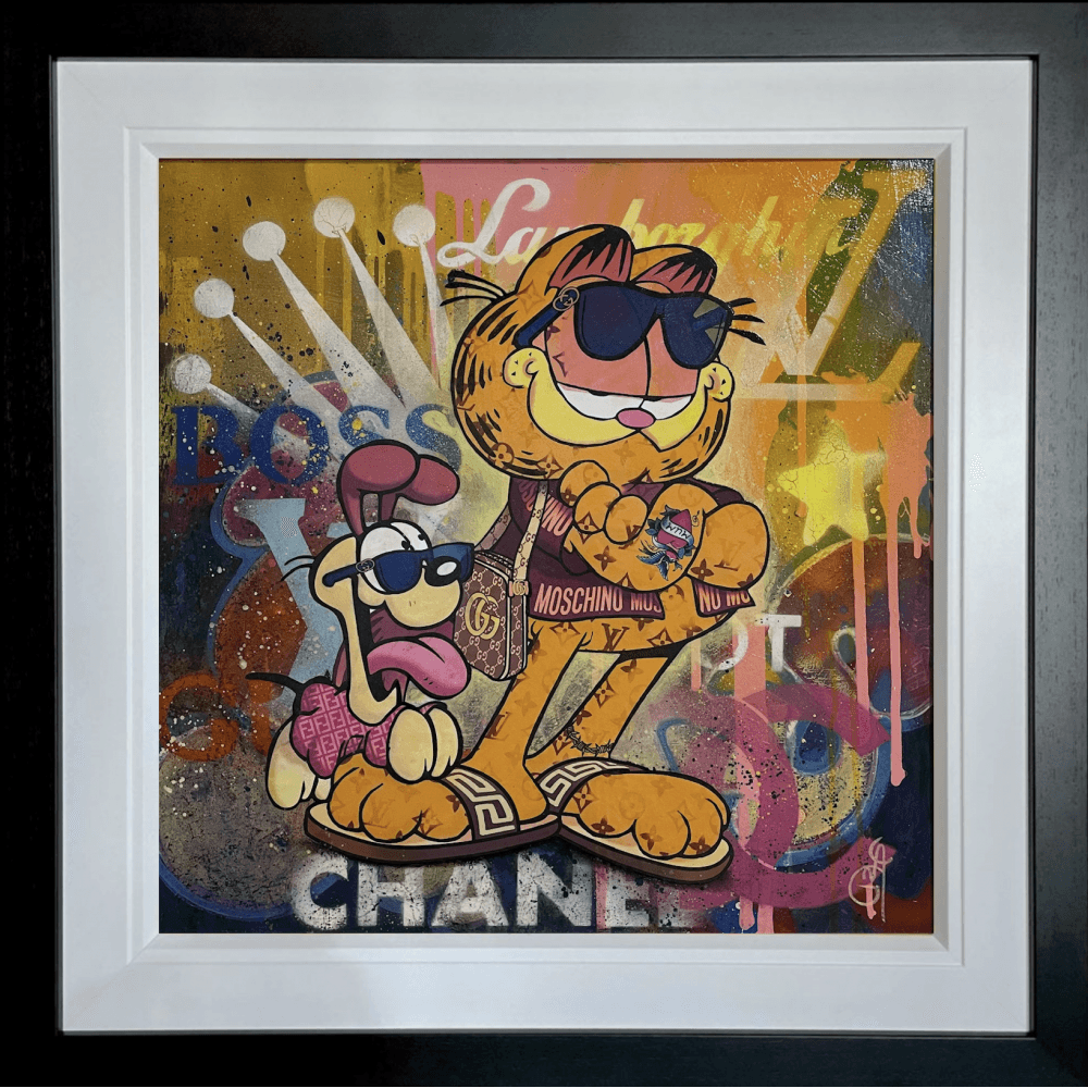 Garfield and Odie