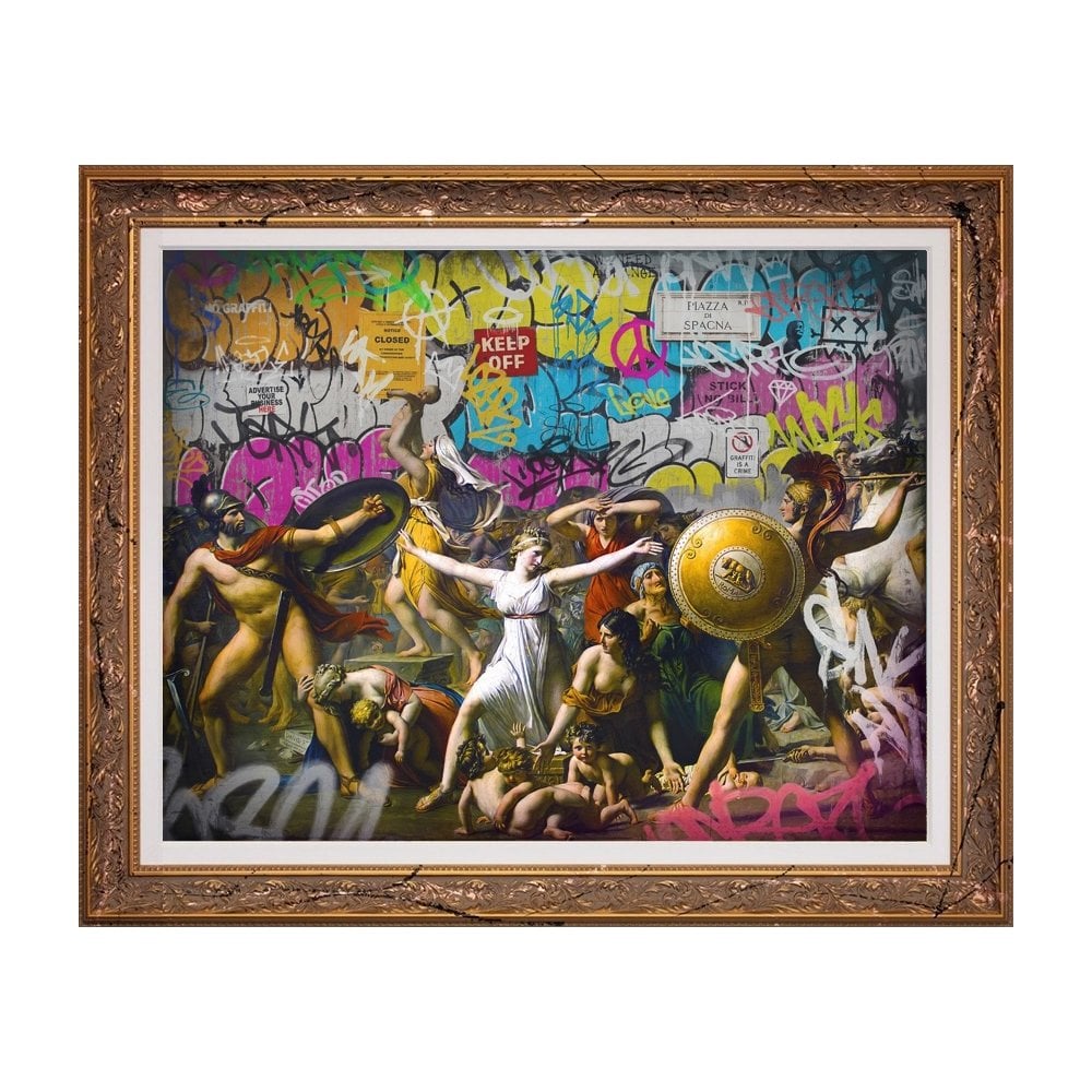 Graffiti Intervention (Pop-Neo Classical Collection)