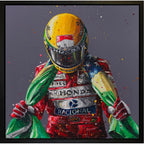 Senna Flag II (The Wall Of Champions Series)