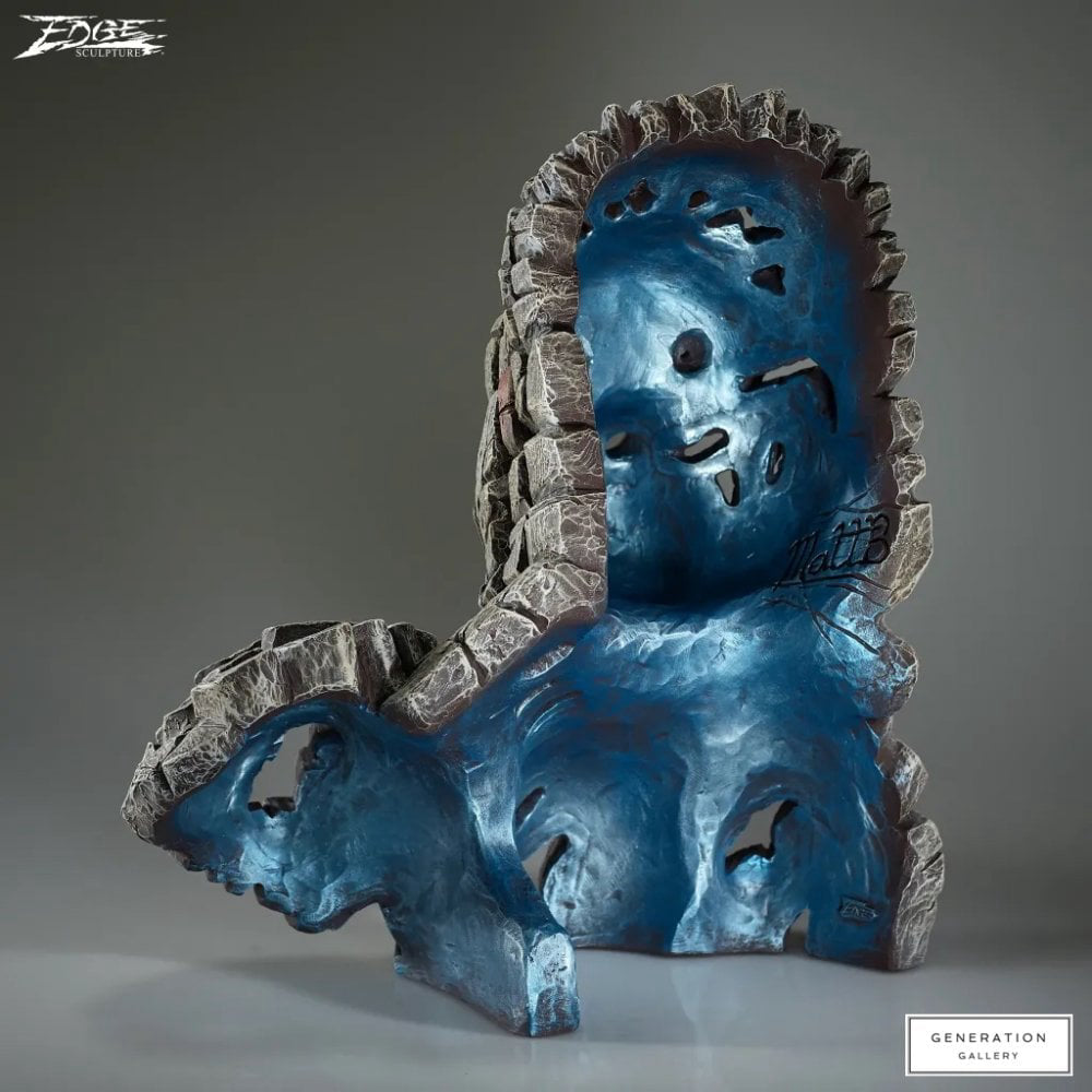 Mountain Gorilla Bust (White)