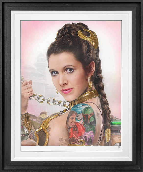 Slave Leia Tattoo (Star Wars Tattoo Portrait)
