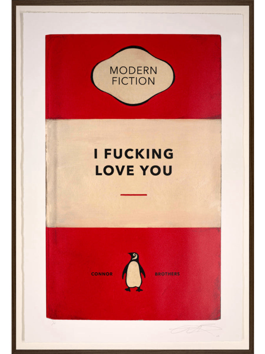 'I Fucking Love You' Penguin Book Collection (Giclee Edition)