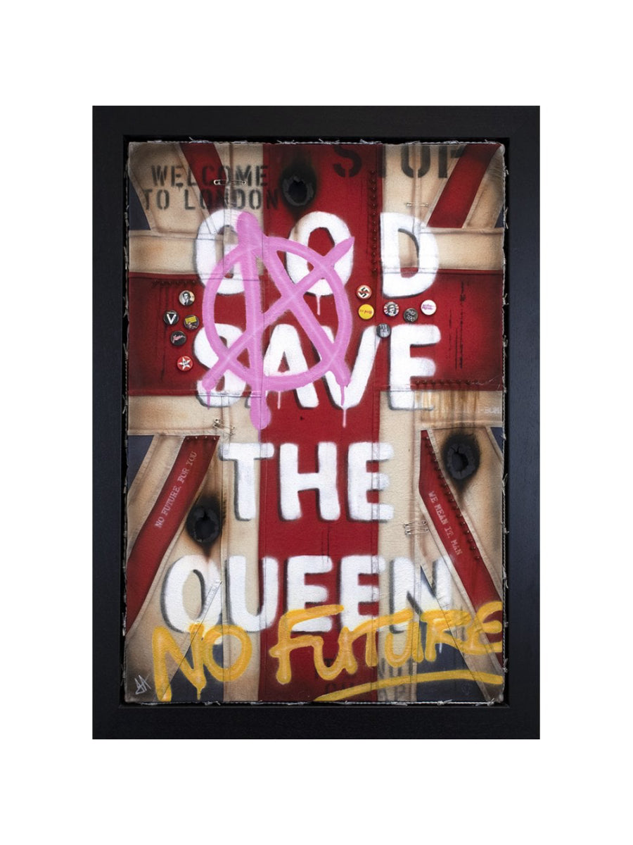 God Save The Queen - Flag (Original)