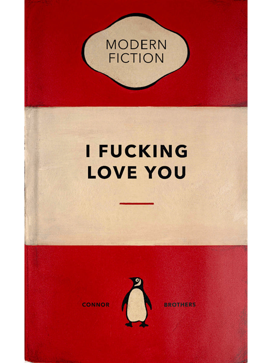 'I Fucking Love You' Penguin Book Collection (Giclee Edition)