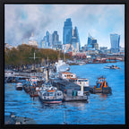 Temple Pier & The City Of London
