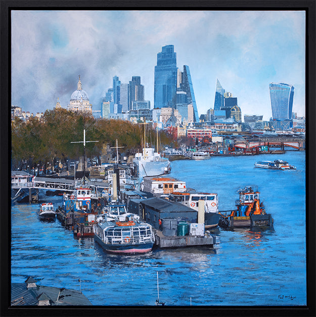 Temple Pier & The City Of London