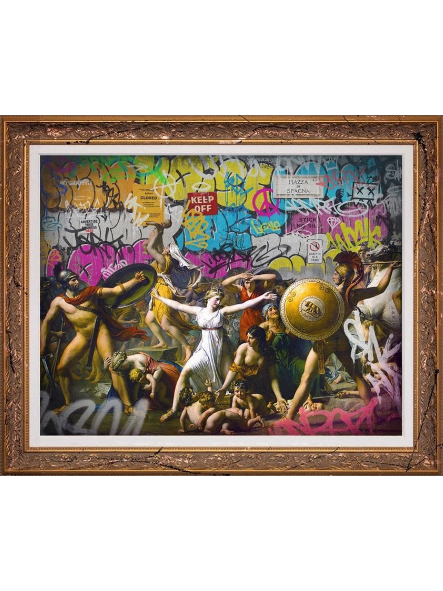 Graffiti Intervention (Pop-Neo Classical Collection)