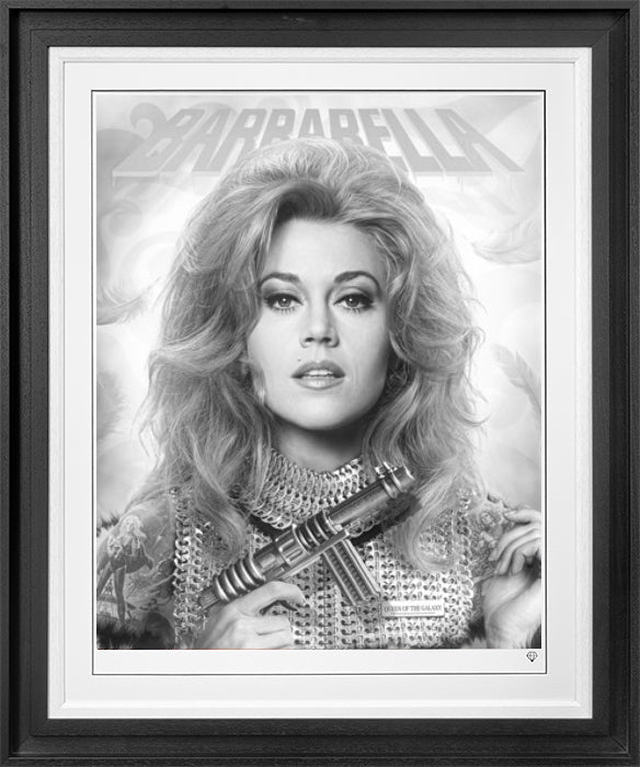 Queen Of The Galaxy (B&W-Jane Fonda/ Barbarella)