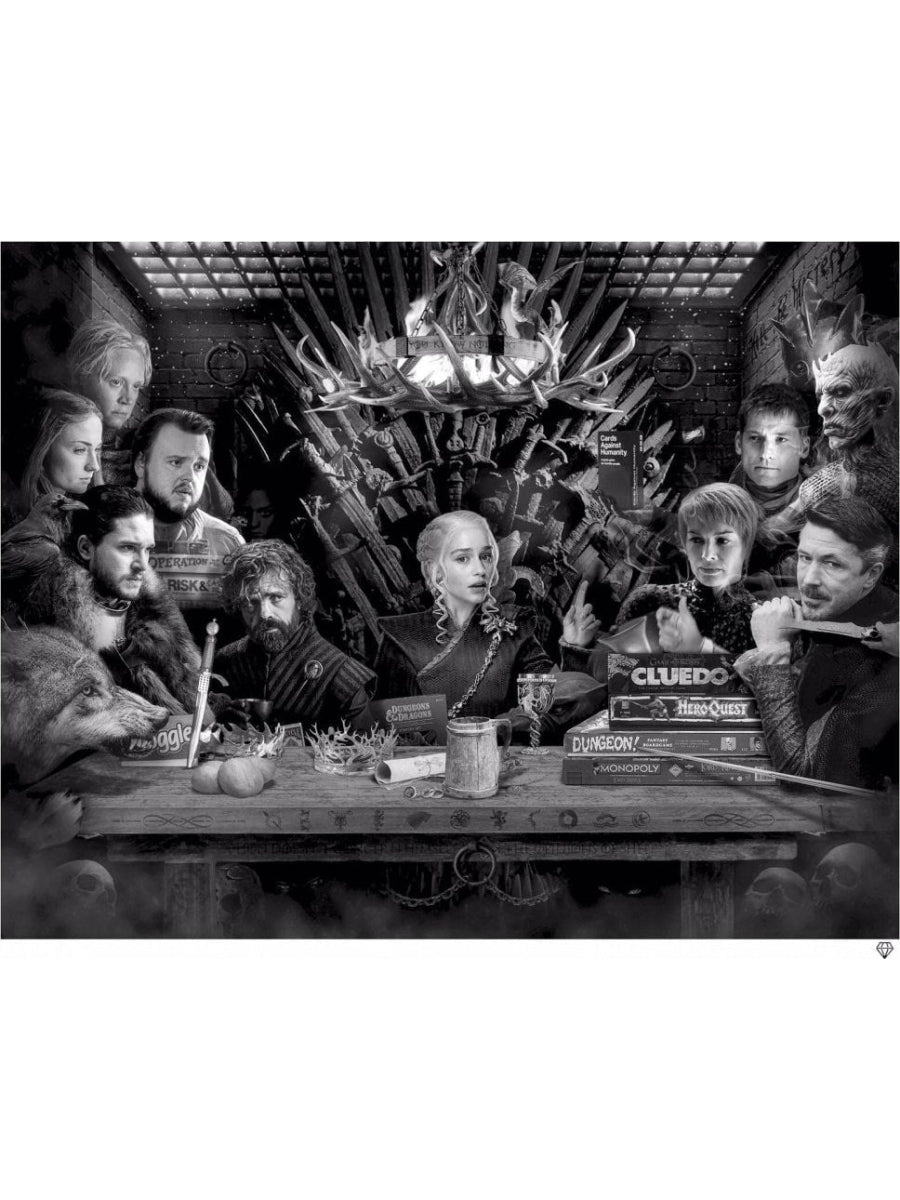 Board Game of Thrones (B&W)