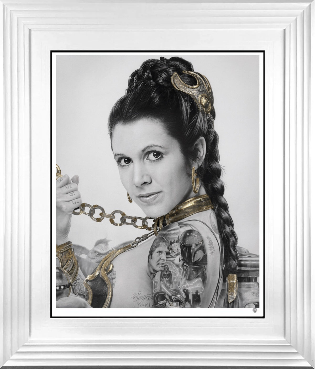 Slave Leia Tattoo (Gold & Platinum Leaf Special Edition)