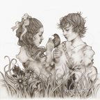Wendy and Peter In Neverland