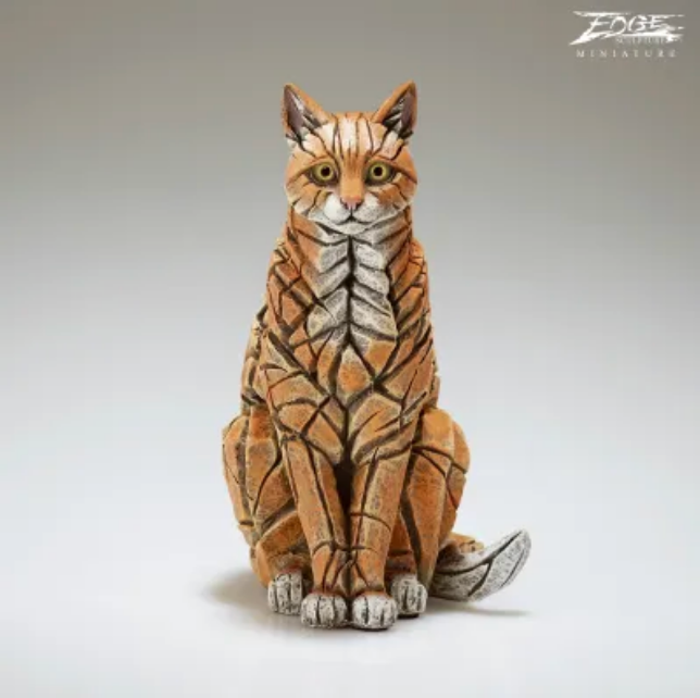 Sitting Cat - Ginger (MINIATURE)