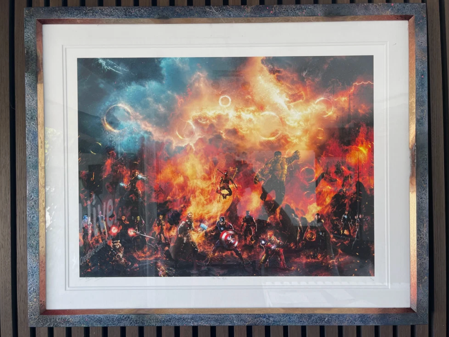 Custom Framed ‘Til The End (Avengers) - Standard Limited Edition - 10/45