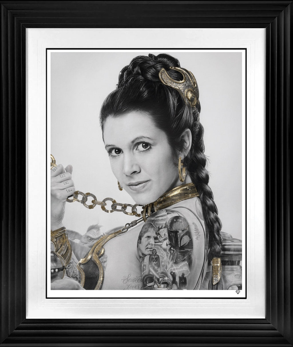 Slave Leia Tattoo (Gold & Platinum Leaf Special Edition)