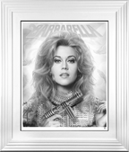 Queen Of The Galaxy (B&W-Jane Fonda/ Barbarella)
