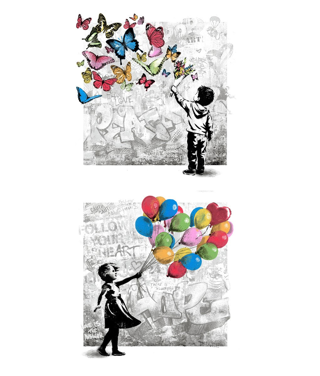 Timed Release: "Hope is Beautiful" & "Peace is Beautiful" (Matching Set of Numbers)