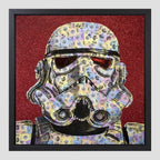 In A Capatalist Galaxy, Far Far Away (Storm Trooper Portrait)