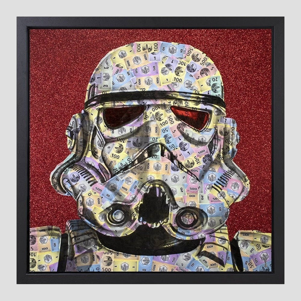 In A Capatalist Galaxy, Far Far Away (Storm Trooper Portrait)