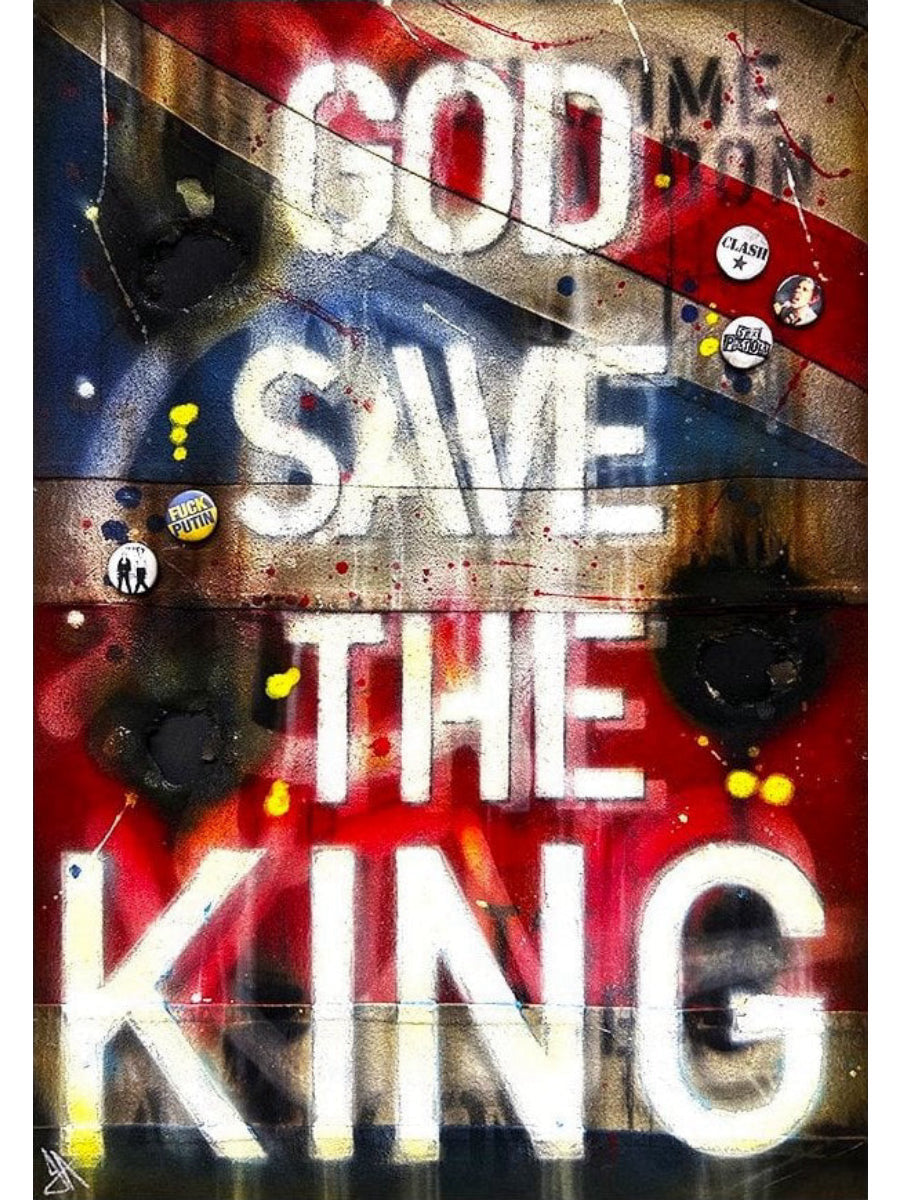 "God Save The King - Flag" (Original)